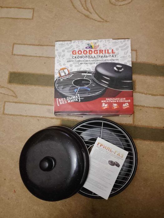 Гриль-сковорода новая