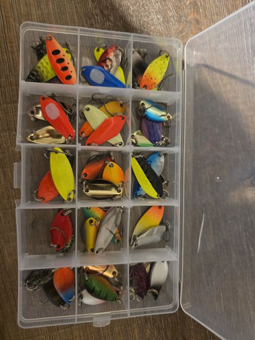 Клатушки за пъстърва и кефал.