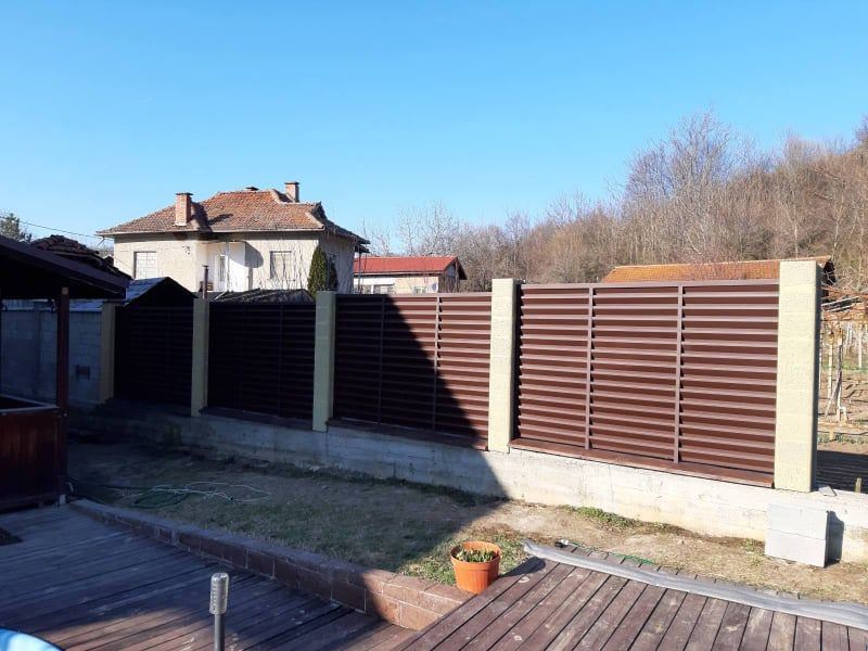 Метална оградна за двор щора Алфа-Оградки.Бг