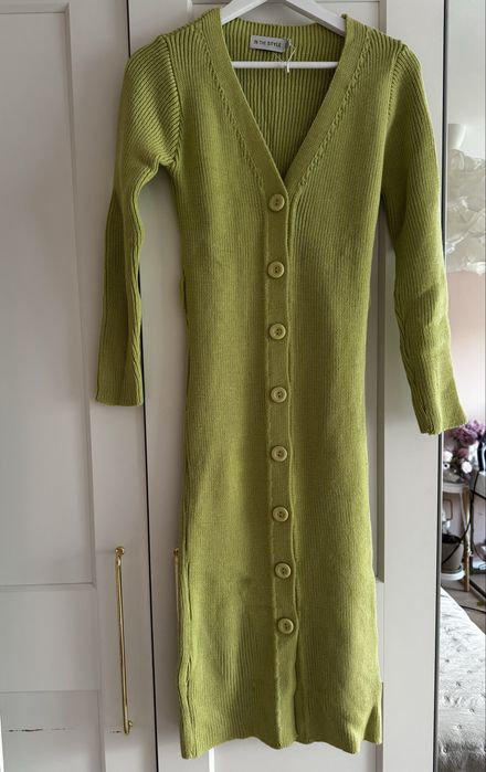 Плетена рокля и блуза LBD в синьо