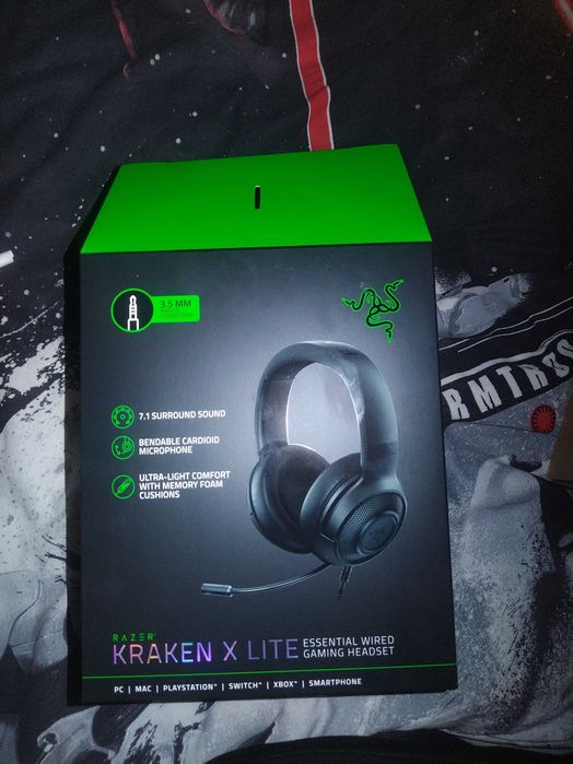 Наушники игровые razer krakenxlite