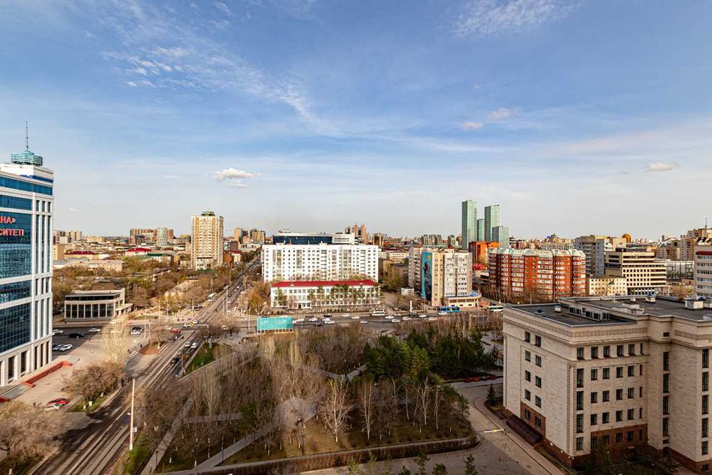 2-комнатная посуточно в старом центре в Астане