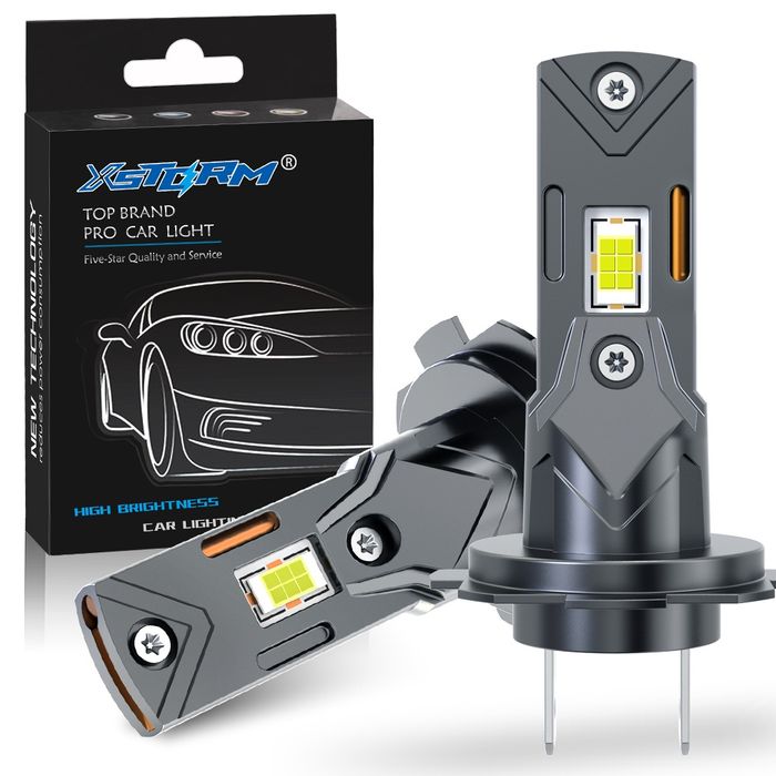 Set 2 Becuri LED Mini H7, 100W 6500K, 12000LM