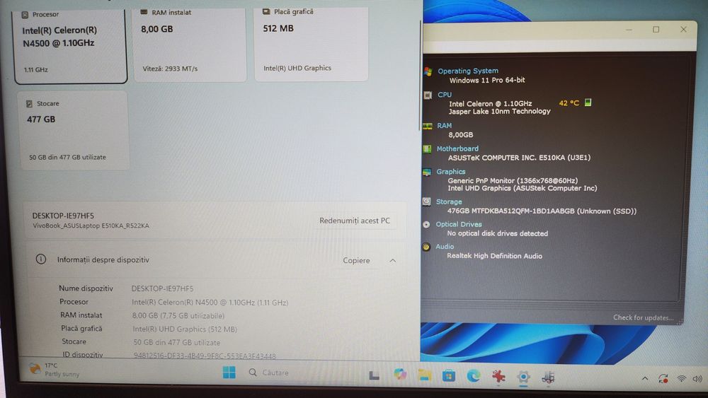 Amanet F28: Laptop Asus Vivobook GO 15 R522K (L)