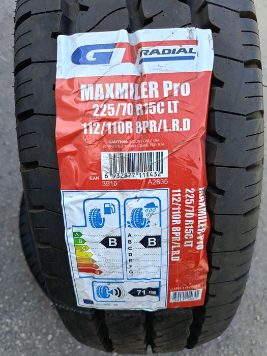 НОВИ БУСОВИ -15цола -225/70-1бр.-130лв."GT RADIAL"-с монтаж и баланс