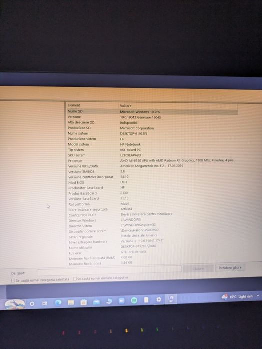 Laptop HP Quad-Core - Windows 10 Pro - Placă Răcire Bonus