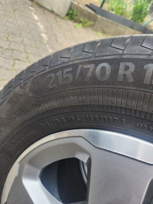 215 70 15C Jante originale aluminiu Fiat Ducato