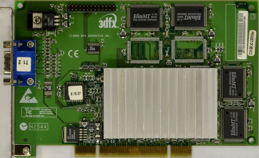 3dfx voodoo 3 3000 PCI