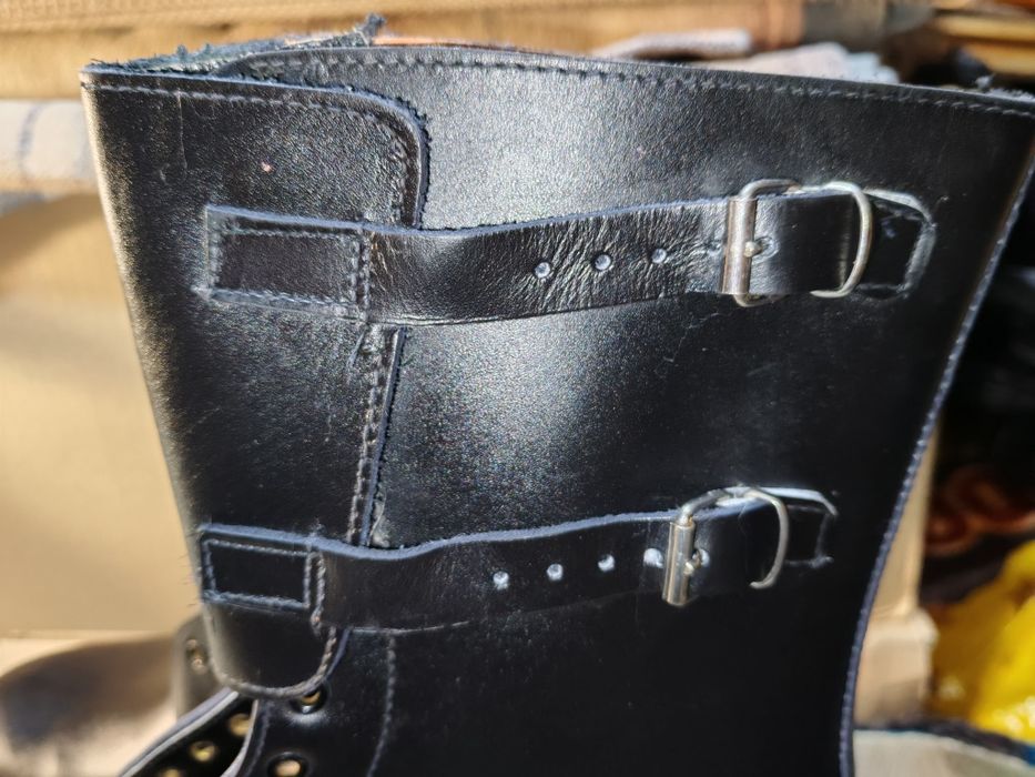 Италиански военни кубинки от естествена кожа Davos р-р 46