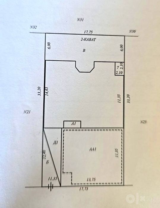 В продаже, земельный участок, ул. Мукимий (Новза), 6-соток