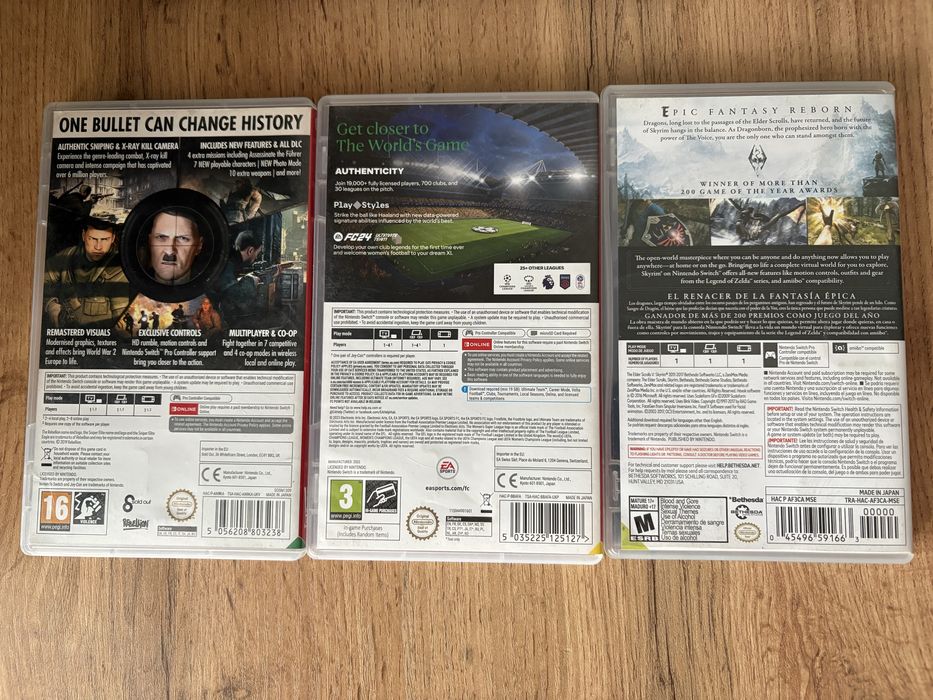 Продам игры на Nintendo Switch