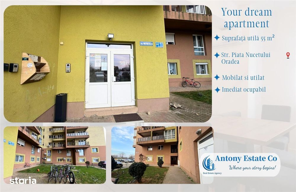 Apartament de inchiriat, 2 camere, Nufarul Oradea