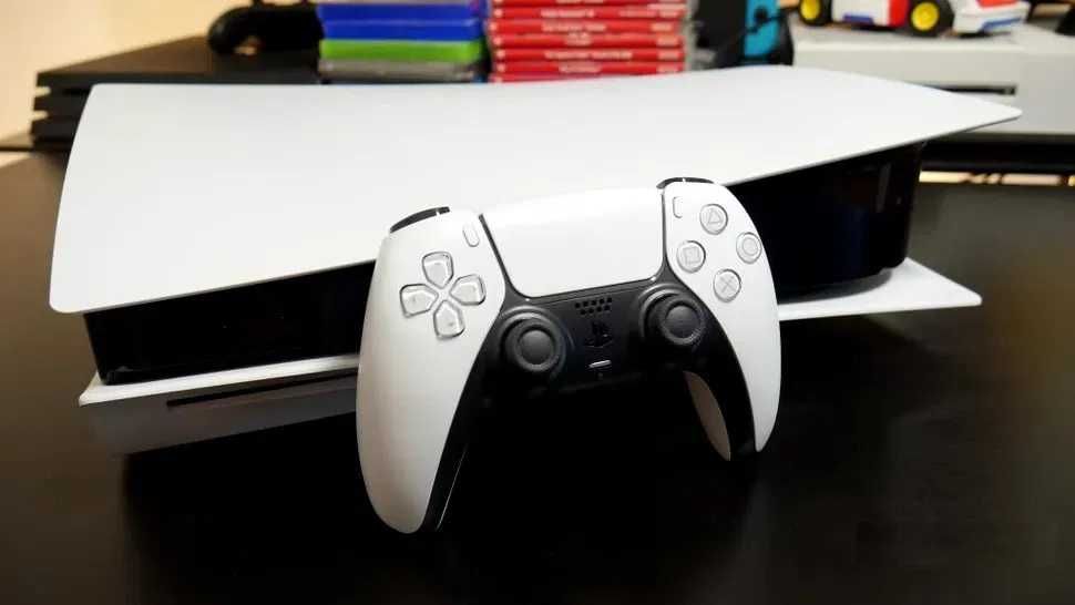 Consola Playstation 5 Digital, impecabil, cu 1 controller si cablurile