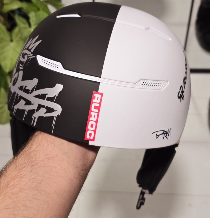 Vand casca  Ruroc  LITE TANNER HALL black and white