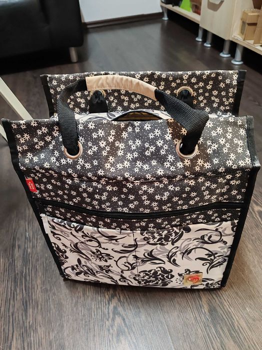 Geanta de cumparaturi, portbagaj bicicleta, coburi