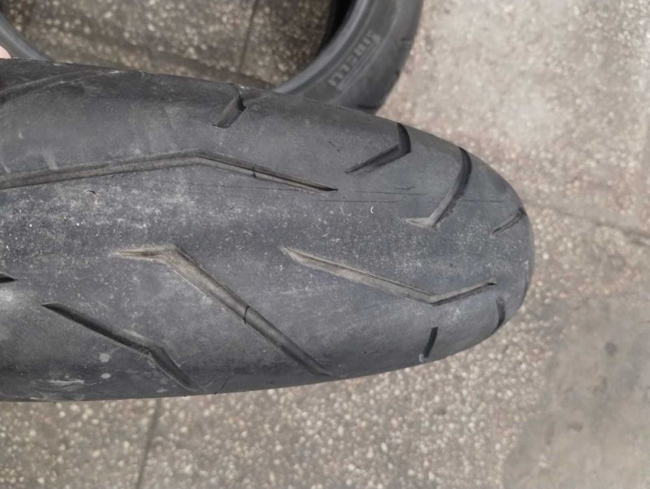 set anvelope moto Pirelli Diablo Rosso II 120/70*17 180/55*17 dot 2020