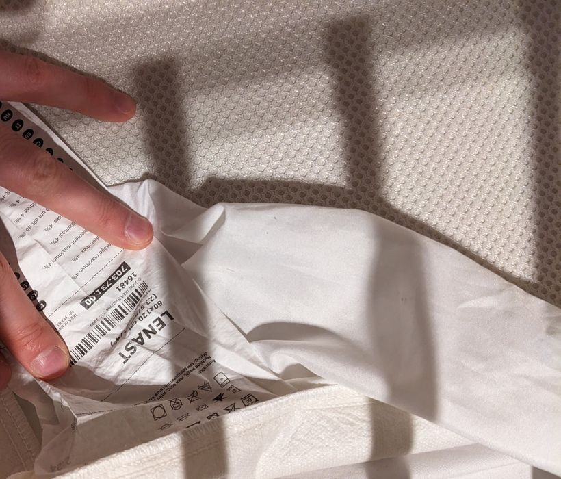 Pătuț bebe Ikea cu saltea cocos și protecție saltea