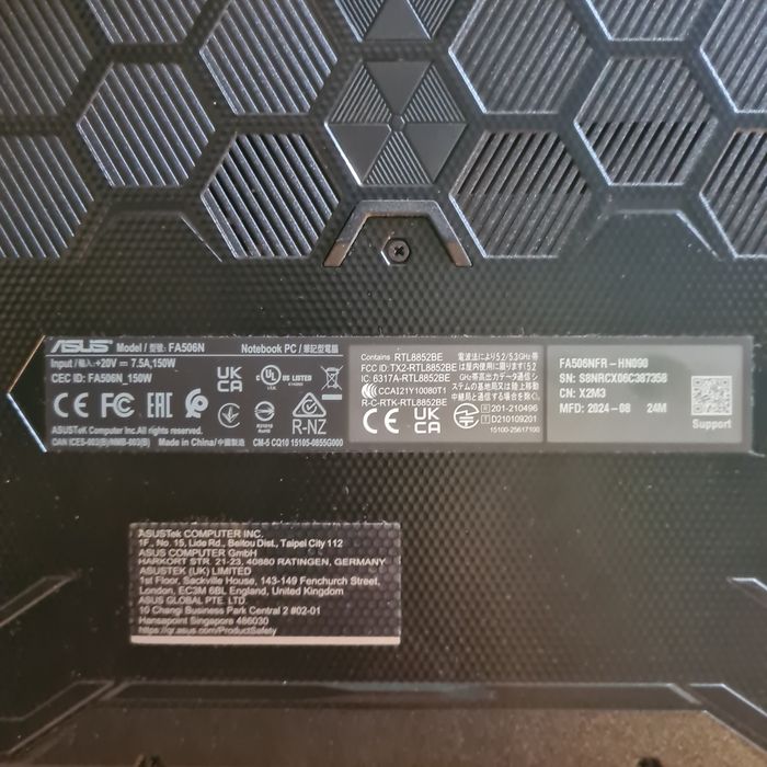 Vind Laptop ASSUS FA506N