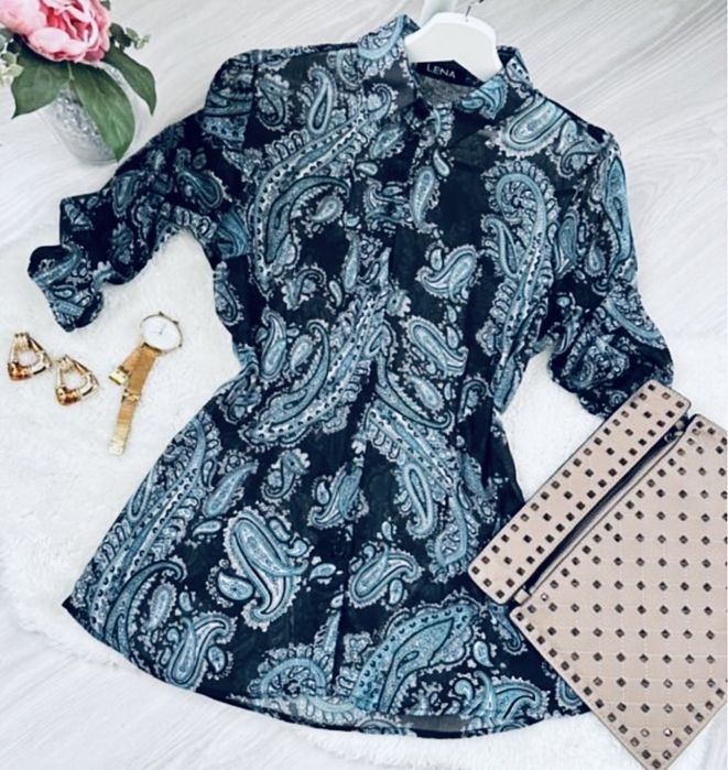 Нова елегантна риза Нова блуза хс/ с размер