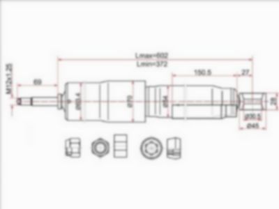 Амортизатор Toyota Land cruiser