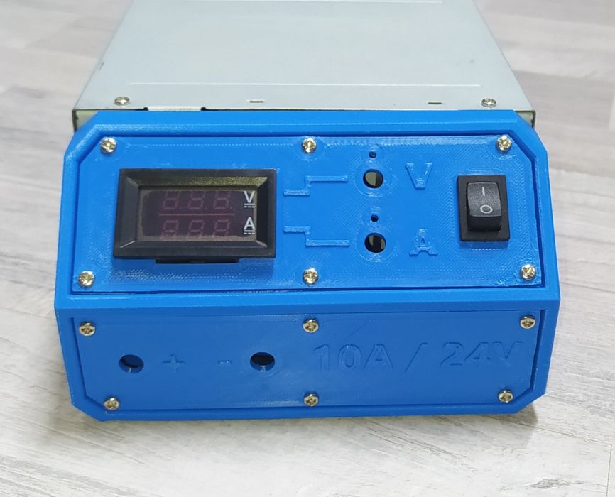 Продается корпус для сборки лабораторного блока питания.