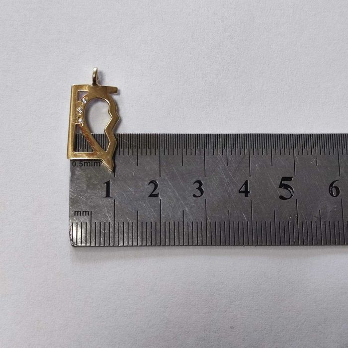 Златна висулка(сърце) 2 части 3.14гр.