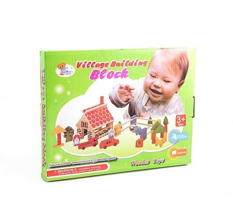 Дървен конструктор къща / дървени играчки на woodentoys.olx.bg