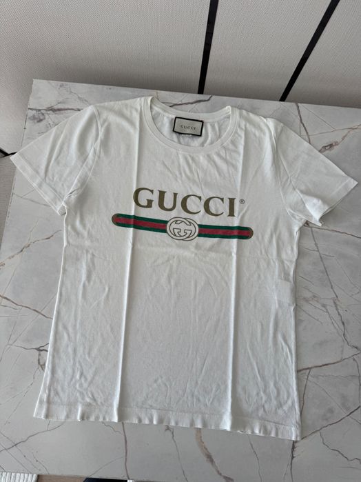 Футболка Gucci белая оригинал