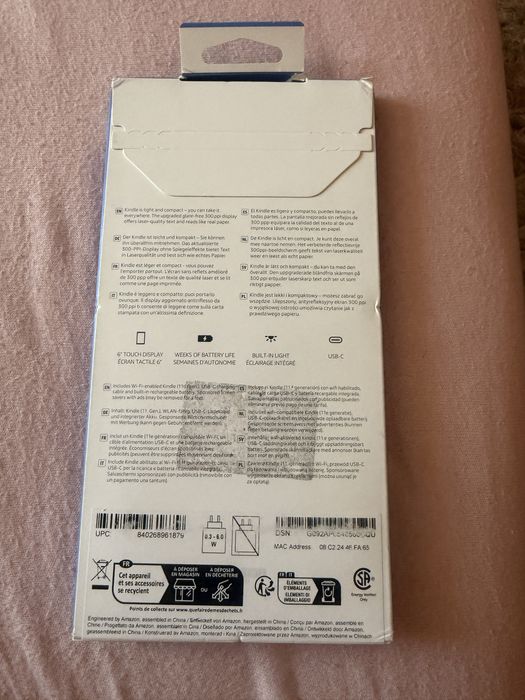 eBook Reader Amazon kindle 16GB Black