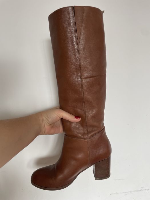 Cizme din piele, marimea 39