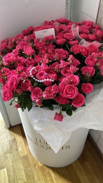 Букет. Кеше түнде алынған.