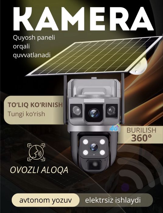 camera kamera 4G smart camera kuzatuv kamerasi