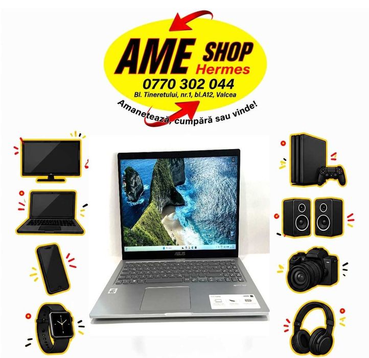 Laptop Asus F515J, 512GB SSD/8GB RAM, Intel Core  i7- 1065G7, Intel Iris Plus Graphics!