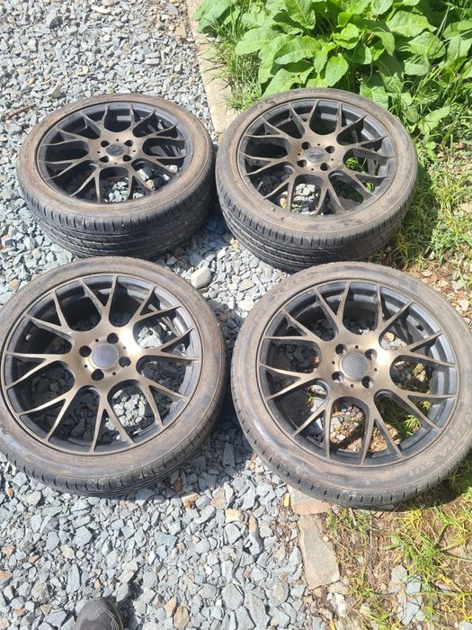 Jante aliaj R17 4x100 8.5J ET32 Germania, vw Golf 4, Bora, Polo + Anvelope 205/45