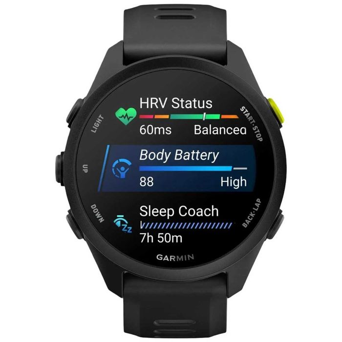 Smartwatch Garmin Forerunner 70,43 mm,AMOLED,GPS,Android/iOS,curea silicon,Black,sigilat