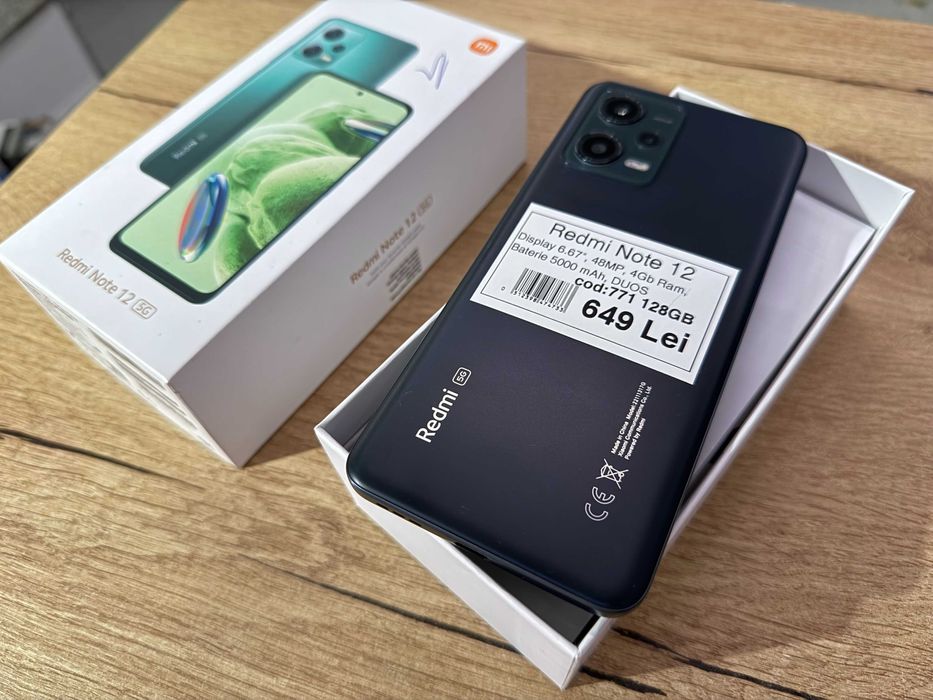 Xiaomi Redmi Note 12 5G 128Gb | Factura & Garantie | Buy-Back |