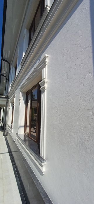 Travertin. Fasad . Ishlari