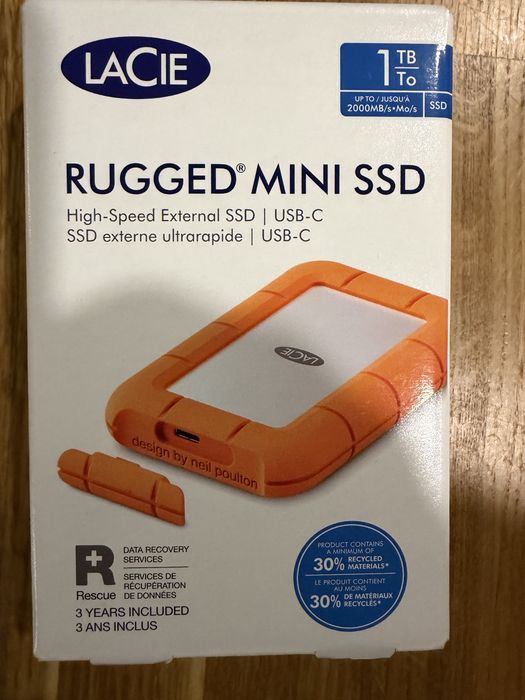 SSD extern Lacie Rugged Mini 1TB