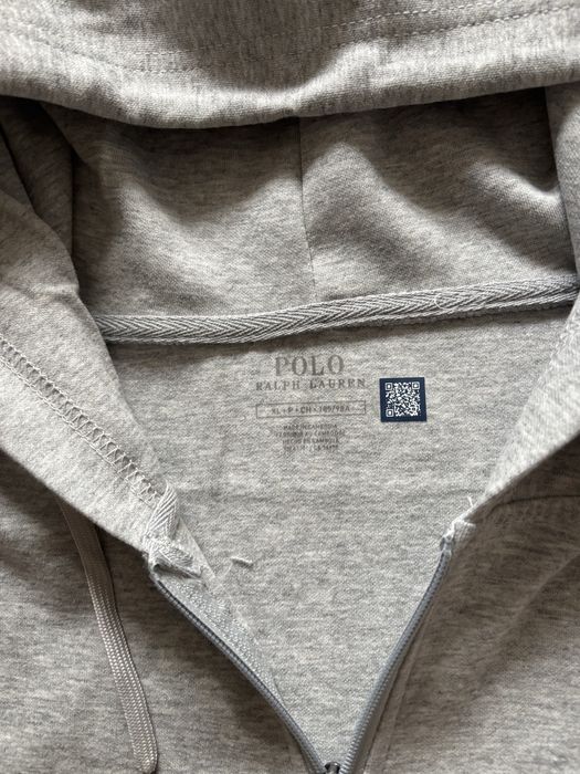 Ralph lauren зип худи серая