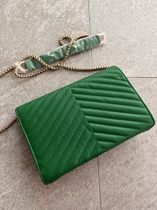 Зелена чанта YSL
