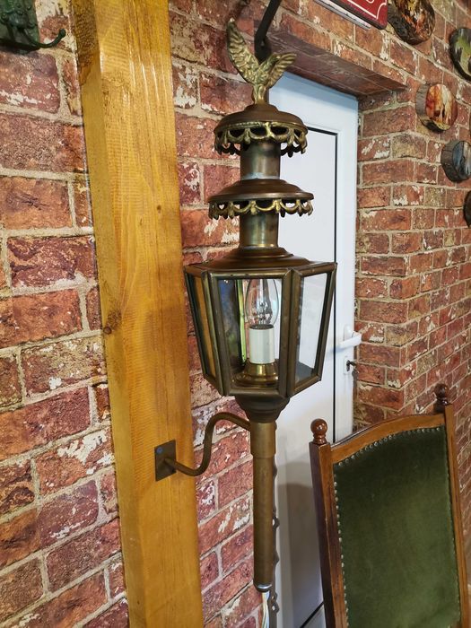 Лампа бронзова стара.