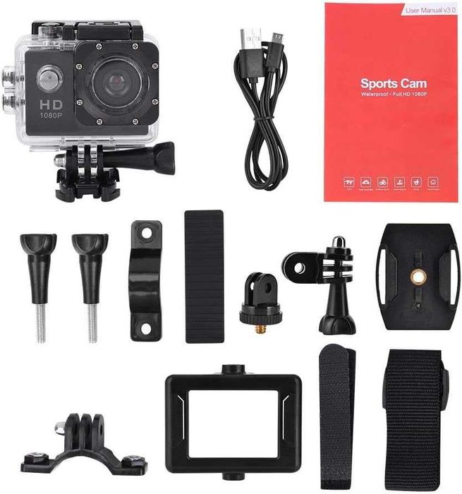 Momo Design ВОДОУСТОЙЧИВА ЕКШЪН КАМЕРА - 1080p, 12MP, microSD