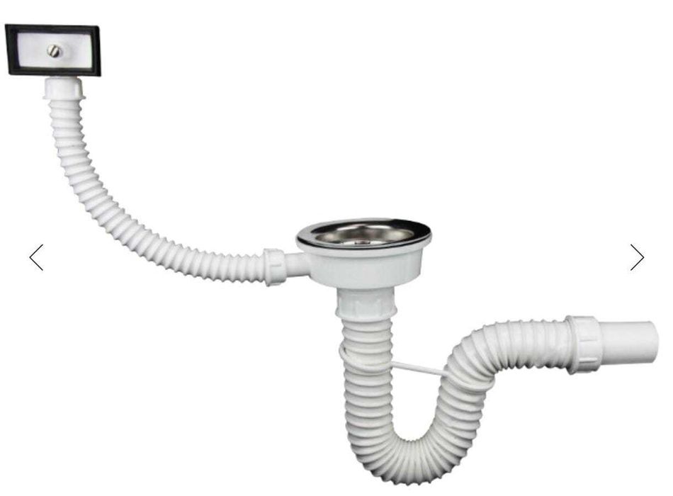 Sifon flexibil cu ventil și preaplin Texo 40/50 mm – ventil 90 mm