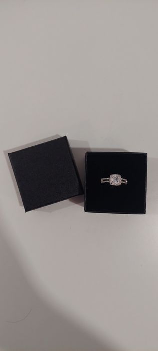 Inel Nou Placat Cu Argint