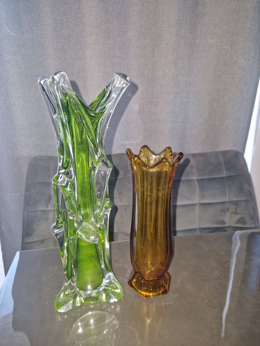 Vand 2 vaze Murano sticlă