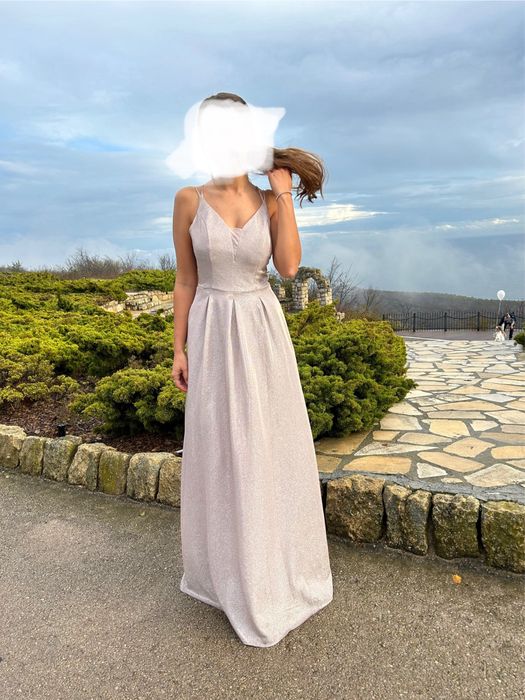 Абитуриентска рокля за кума/сватба/бал/дълга/официална/повод