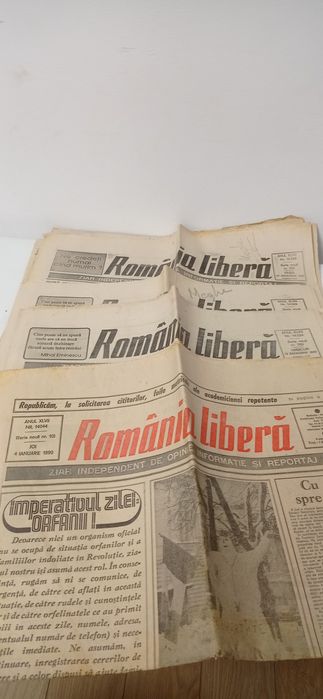 Ziare și reviste vechi