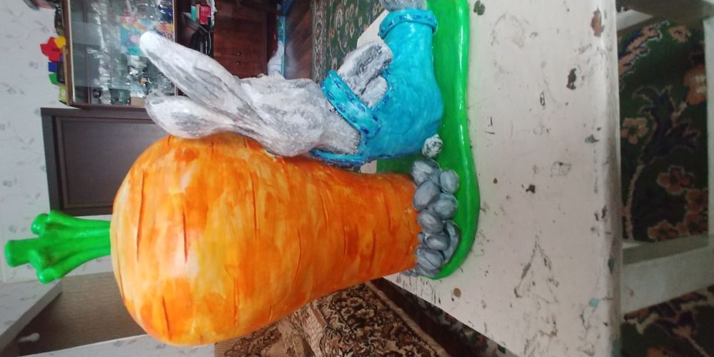 Копилка Заяц и морковка