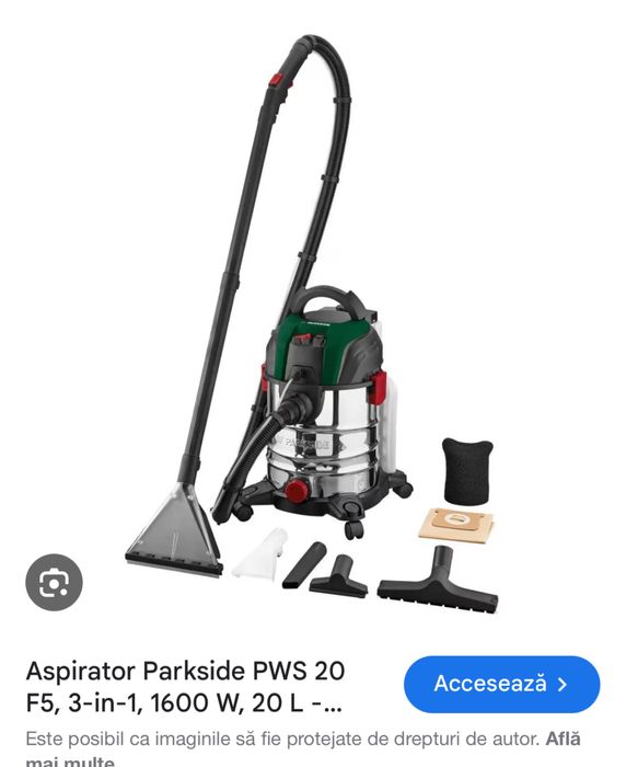 aspirator parkside injectie extractie pws 20 F5 GARANTIE 3ANI