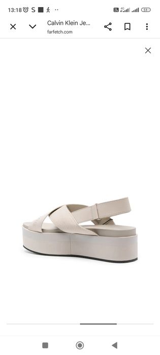 Дамски сандали Calvin Klein , 36 номер